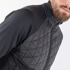 Galvingreen Galvin Green Dexter Insula Golf Jacket -Golf Shoes Sales Store Galvin Green Dexter Full Zip Golf Jacket Black G134177 SWGAL368 Model 5