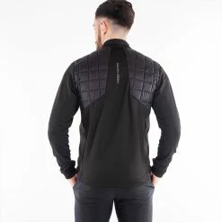 Galvingreen Galvin Green Damian Insula Golf Jacket -Golf Shoes Sales Store Galvin Green AW21 Damian Full Zip Insula Sweater G1124177 Code SWGAL335 Black Model 3