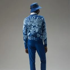 Jlindeberg J.Lindeberg Percy Golf Sweater 13 Jlindeberg J.Lindeberg Percy Golf Sweater -Golf Shoes Sales Store J.Lindeberg AW22 Percy Sweater GMJKW7424 0470 SWLIN089 Hibiscus Blue Model 3