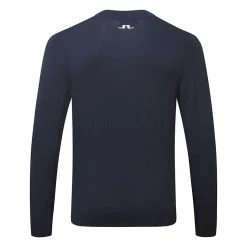 Jlindeberg J.Lindeberg Gus Golf Sweater 10 Jlindeberg J.Lindeberg Gus Golf Sweater -Golf Shoes Sales Store J.Lindeberg SS22 Gus Golf Sweater GMKW05753 6855 Code SWLIN060 M JL Navy White Back