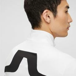 Jlindeberg J.Lindeberg Jarvis Full Zip Golf Jacket -Golf Shoes Sales Store J.Lindeberg SS22 Jarvis Mid Layer GMJS03873 0000 Code SWLIN045 M White Black Model 2