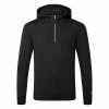 Nike Dry 1/2 Zip Golf Hoodie -Golf Shoes Sales Store Nike Dry 1 2 Zip Golf Hoodie Black DN1906 010 SWNIK253 Front