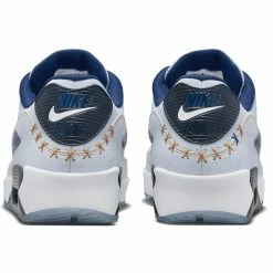 Nike Air Max 90G NRG Golf Shoes -Golf Shoes Sales Store Nike Golf Air Max 90 G NRG Golf Shoes Pure Platinum Dark Obsidian White 5