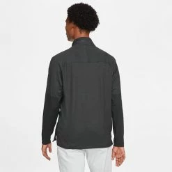 Nike Dry Vapor 1/2 Zip Golf Sweater 12 Nike Dry Vapor 1/2 Zip Golf Sweater -Golf Shoes Sales Store Nike SS21 Dry Vapor 1 2 Zip Sweater CU9828 010 Code SWNIK230 Black Grey Model 2