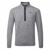 Nike Dry Victory Heather 1/2 Zip Golf Sweater 1 Nike Dry Victory Heather 1/2 Zip Golf Sweater -Golf Shoes Sales Store Nike Victory Heather 1 2 Zip Golf Sweater Obsidian Black DH1261 451 SWNIK257 Front