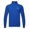 Oscarjacobson Oscar Jacobson Lawton Tour 1/4 Zip Golf Sweater -Golf Shoes Sales Store Oscar Jacobson AW22 Lawton Tour OJTOP0102 SWOSC207 S Electric Marl Front