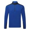 Ping Marshall 1/2 Zip Fleece Golf Sweater -Golf Shoes Sales Store Ping AW22 Marshall Half Zip Fleece PO3546 NSN SWPIN162 North Sea Navy Front