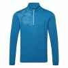 Ping Elevation 1/2 Zip Golf Sweater -Golf Shoes Sales Store Ping SS23 Elevation 1 4 Zip Sweater P03579 767 SWPIN169 Danube Front