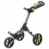 PowaKaddy Micra Golf Push Trolley -Golf Shoes Sales Store PowaKaddy Micra Golf Push Trolley Gunmetal Yellow 1