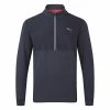 Puma Cloudspun WRMLBL Golf Popover -Golf Shoes Sales Store Puma AW22 Cloudspun WRMLBL 1 4 Zip Sweater 537066 02 SWPUM270 S Navy Blazer Front