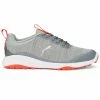 Puma Fusion Pro Golf Shoes -Golf Shoes Sales Store Puma Fusion Pro Golf Shoes Quary Silver Red Blast 1