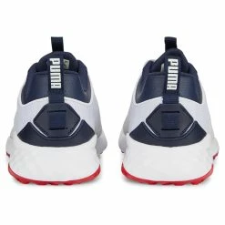 Puma Fusion Pro Golf Shoes -Golf Shoes Sales Store Puma Fusion Pro Golf Shoes White Navy Red 4