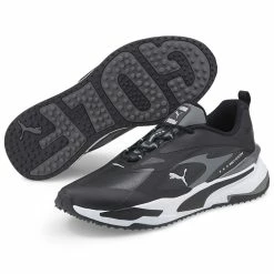 Puma GS Fast Golf Shoes -Golf Shoes Sales Store Puma GS Fast Golf Shoes Black Black Quiet Shade 5