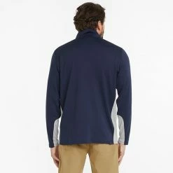 Puma Gamer 1/4 Zip Golf Popover 13 Puma Gamer 1/4 Zip Golf Popover -Golf Shoes Sales Store Puma SS22 Gamer 1 4 Zip Sweater 599127 03 Code SWPUM231 M Navy Blazer model 3