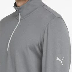 Puma Gamer 1/4 Zip Golf Popover 12 Puma Gamer 1/4 Zip Golf Popover -Golf Shoes Sales Store Puma SS22 Gamer 1 4 Zip Sweater 599127 20 Code SWPUM232 M Quiet Shade model 2