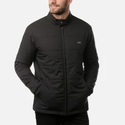 TravisMathew Interlude Full Zip Golf Jacket 11 TravisMathew Interlude Full Zip Golf Jacket -Golf Shoes Sales Store Travis Mathew SS21 Interlude Sweater Jacket 1MT003 0BLK Code SWTRA018 M Black Model 1