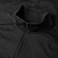 Underarmour Under Armour Fleece 1/4 Zip Golf Sweater -Golf Shoes Sales Store Under Armour AW22 1 4 Zip Sweater 1373358 001 SWUND171 XL Black Black Detail