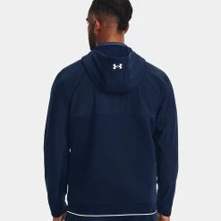 Underarmour Under Armour Storm Daytona Full Zip Golf Hoodie -Golf Shoes Sales Store Under Armour AW22 Storm Daytona Full Zip Sweater 1373412 012 SWUND185Academy Academy Reflective Model 3