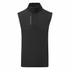 Underarmour Under Armour Storm Daytona 1/2 Zip Golf Vest 1 Underarmour Under Armour Storm Daytona 1/2 Zip Golf Vest -Golf Shoes Sales Store Under Armour AW22 Storm Daytona Vest Wind Top 1373408 001 WTUND090 Black Black Reflective Front
