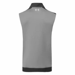 Underarmour Under Armour Storm Daytona 1/2 Zip Golf Vest -Golf Shoes Sales Store Under Armour AW22 Storm Daytona Vest Wind Top 1373408 012 WTUND091 Pitch Gray Black Reflective Back