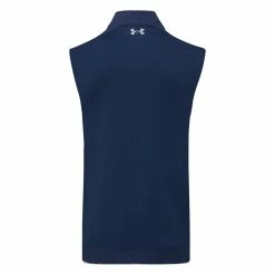 Underarmour Under Armour Storm Daytona 1/2 Zip Golf Vest -Golf Shoes Sales Store Under Armour AW22 Storm Daytona Vest Wind Top 1373408 408 WTUND092 Academy Academy Reflective Back