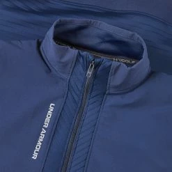 Underarmour Under Armour Storm Daytona 1/2 Zip Golf Vest -Golf Shoes Sales Store Under Armour AW22 Storm Daytona Vest Wind Top 1373408 408 WTUND092 Academy Academy Reflective Detail