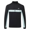 Underarmour Under Armour Storm 1/2 Zip Golf Sweater 2 Underarmour Under Armour Storm 1/2 Zip Golf Sweater -Golf Shoes Sales Store Under Armour AW22 Storm Midlayer 1 2 Zip Sweater 1370119 004 SWUND178 Black Fuse Teal Fuse Teal Front