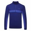 Underarmour Under Armour Storm 1/2 Zip Golf Sweater -Golf Shoes Sales Store Under Armour AW22 Storm Midlayer 1 2 Zip Sweater 1370119 456 SWUND179 XL Bauhaus Blue Versa Blue Bauhaus Blue Front