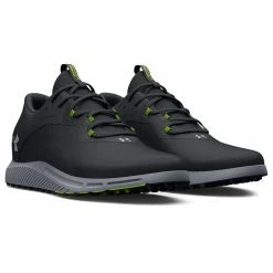 Underarmour Under Armour Charged Draw 2 SL Golf Shoes -Golf Shoes Sales Store Under Armour Charged Draw 2 SL Golf Shoes Black Black Steel 3