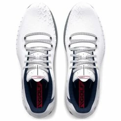 Underarmour Under Armour HOVR Drive 2 Golf Shoes 8 Underarmour Under Armour HOVR Drive 2 Golf Shoes -Golf Shoes Sales Store Under Armour HOVR Drive 2 Golf Shoes White Metallic Silver Academy 2