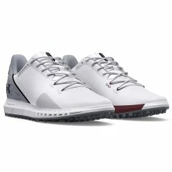 Underarmour Under Armour HOVR Drive 2 SL Golf Shoes -Golf Shoes Sales Store Under Armour Hovr Drive 2 SL Golf Shoes White Mod Gray Black 3