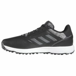 Adidas S2G SL Leather Golf Shoes -Golf Shoes Sales Store adidas S2G SL 23 Shoes Core Black Grey Five Silver 3