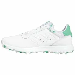 Adidas S2G SL Leather Golf Shoes -Golf Shoes Sales Store adidas S2G SL 23 Shoes White Grey One Court Green 3
