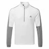 Adidas Colour Block 1/4 Zip Golf Sweater 2 Adidas Colour Block 1/4 Zip Golf Sweater -Golf Shoes Sales Store adidas SS22 Colour Block 1 4 Zip Golf Sweater White HM2587 Front