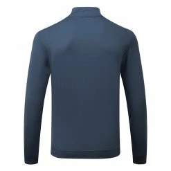 Adidas Primegreen UPF Lightweight 1/4 Zip Golf Sweater 10 Adidas Primegreen UPF Lightweight 1/4 Zip Golf Sweater -Golf Shoes Sales Store adidas SS22 Primegreen UPF Lightweight 1 4 Zip Golf Sweater Crew HF2974 Navy White Back