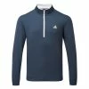 Adidas Primegreen UPF Lightweight 1/4 Zip Golf Sweater 1 Adidas Primegreen UPF Lightweight 1/4 Zip Golf Sweater -Golf Shoes Sales Store adidas SS22 Primegreen UPF Lightweight 1 4 Zip Golf Sweater Crew HF2974 Navy White Front