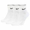 Nike Everyday Cushioned Ankle Golf Socks (3 Pack) 2 Nike Everyday Cushioned Ankle Golf Socks (3 Pack) -Golf Shoes Sales Store everydaycushionedanklesocks3packwhite1