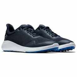 FootJoy FJ Flex Athletic 56140 Golf Shoes -Golf Shoes Sales Store fjflexathleticshoesnavywhite3