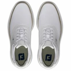 FootJoy FJ Traditions 57903 Golf Shoes -Golf Shoes Sales Store fjtraditionsshoeswhitewhite2