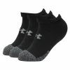 Underarmour Under Armour HeatGear No Show Golf Socks (3 Pack) 2 Underarmour Under Armour HeatGear No Show Golf Socks (3 Pack) -Golf Shoes Sales Store heatgear2noshowsocksblack1
