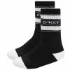 Oakley Performance B1B Icon Crew Golf Socks (3 Pack) -Golf Shoes Sales Store performance1bbiconcrewsockblackout