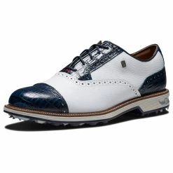 FootJoy Premiere Series Tarlow 53904 Golf Shoes -Golf Shoes Sales Store premierseriestarlowshoeswhitenavy5
